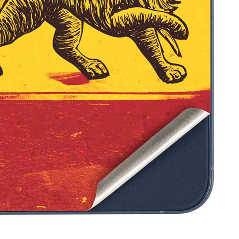 The Lion of Judah Rasta Flag Galaxy A35 5G Skin